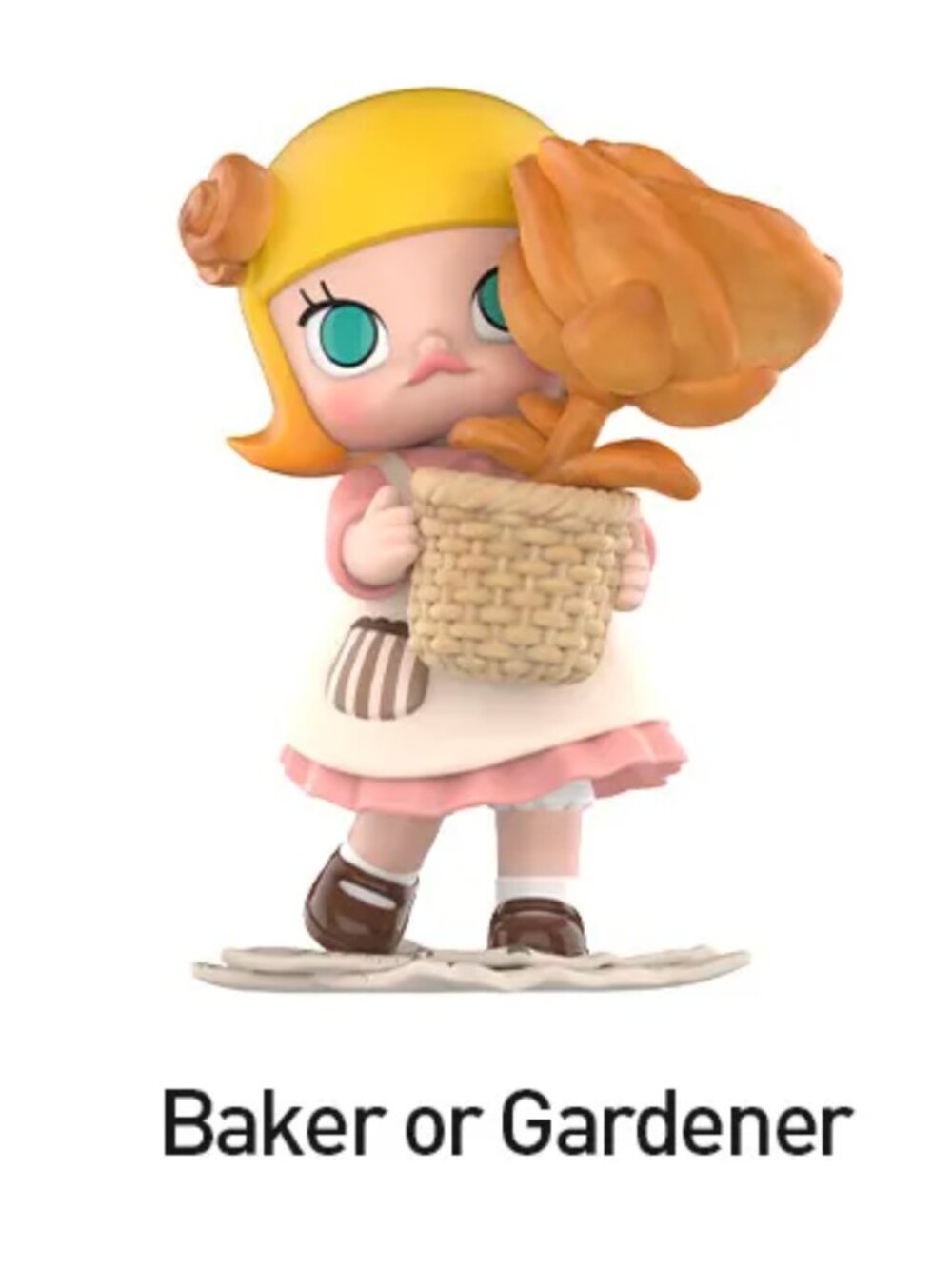 Pop Mart Molly Carb Lover Figure Sealed New Baker or Gardener Bread SHIPS IN BAG